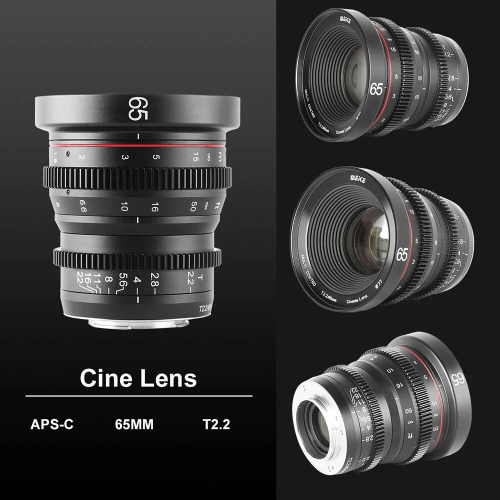 Meike 65mm T2.2 Manual Focus Cinema Lens (MFT Mount) - Image 6