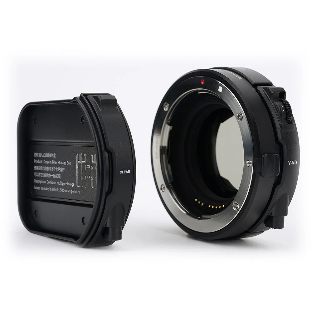 Meike Drop-In Filter Mount Adapter with VND & Clear Filters (EF to L-Mount) - Image 6