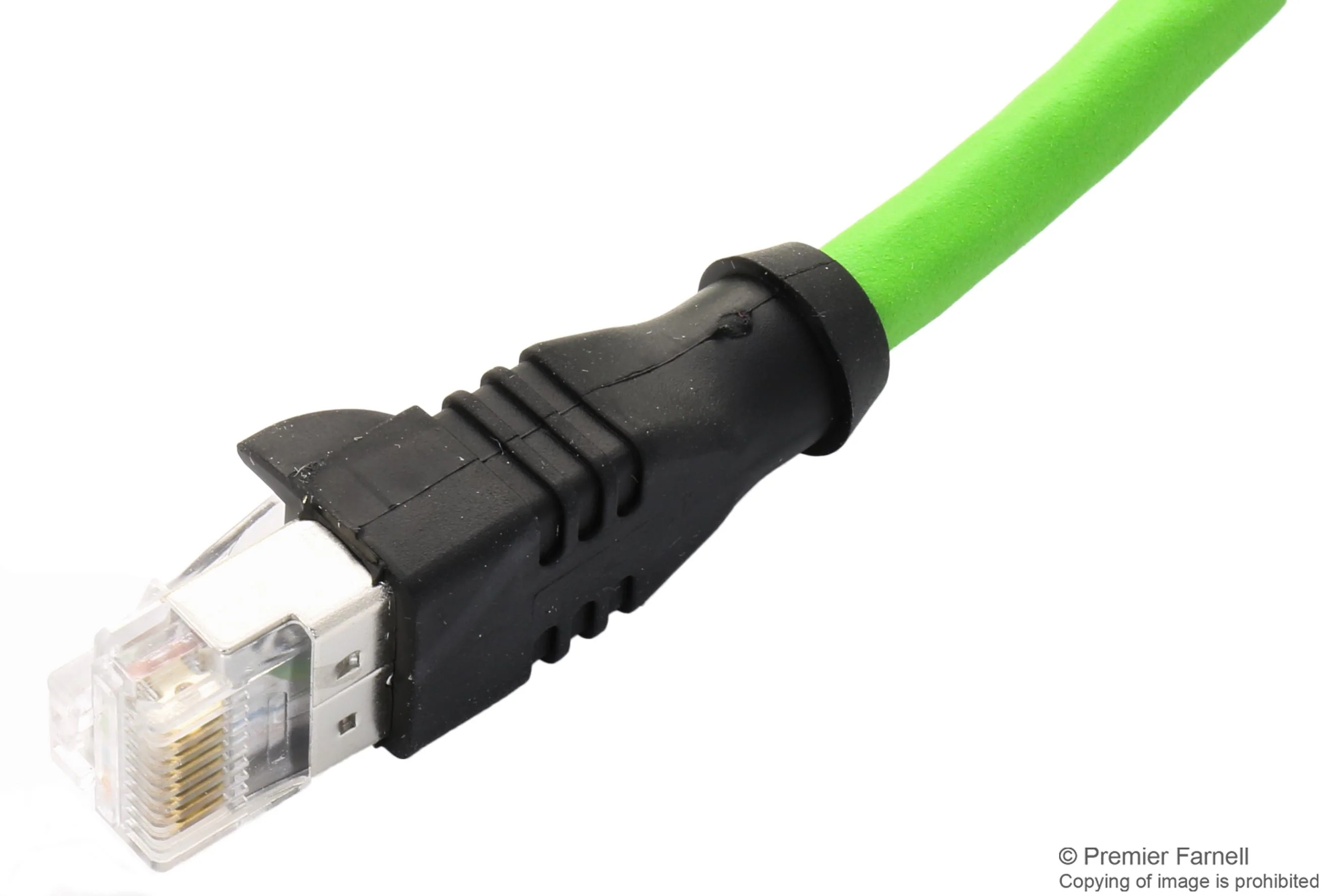 METZ CONNECT 142M4D25010 Sensor Cable, D-Code, Cat5, RJ45 Plug, M12 Receptacle, 4 Positions, 1 m, 3.28 ft - Image 2