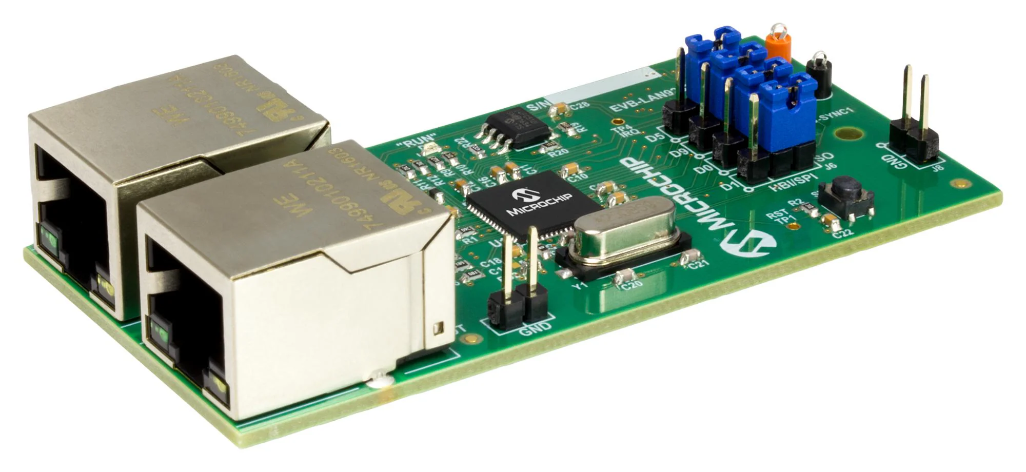 Microchip EVB-LAN9252-SPI Evaluation Board LAN9252 Ethercat Slave Controller SPI Interface