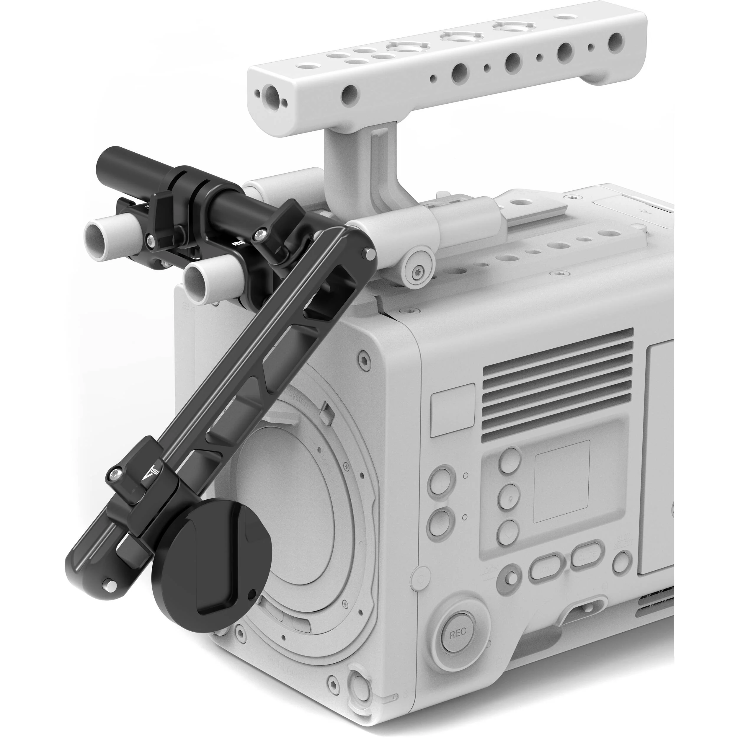 MID49 TWIST Mount EVF Kit with Sideways Rod Bracket for Sony VENICE Viewfinder Wedge - Image 4