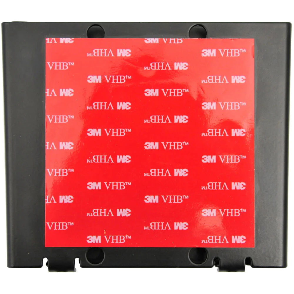 Mimo Monitors Flat VESA Wall Mount for 10 to 21.5" Displays (Glass Surface, Black) - Image 2