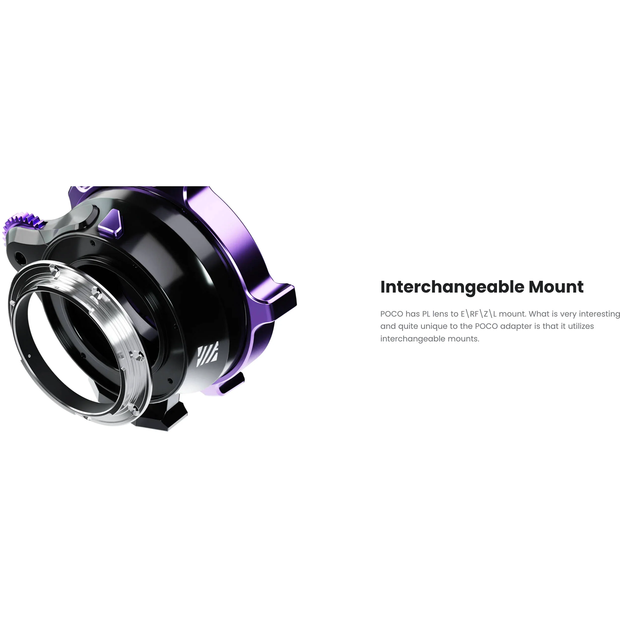 MOFAGE POCO Drop-In Filter Lens Mount Adapter Kit (Nikon Z to PL) - Image 2