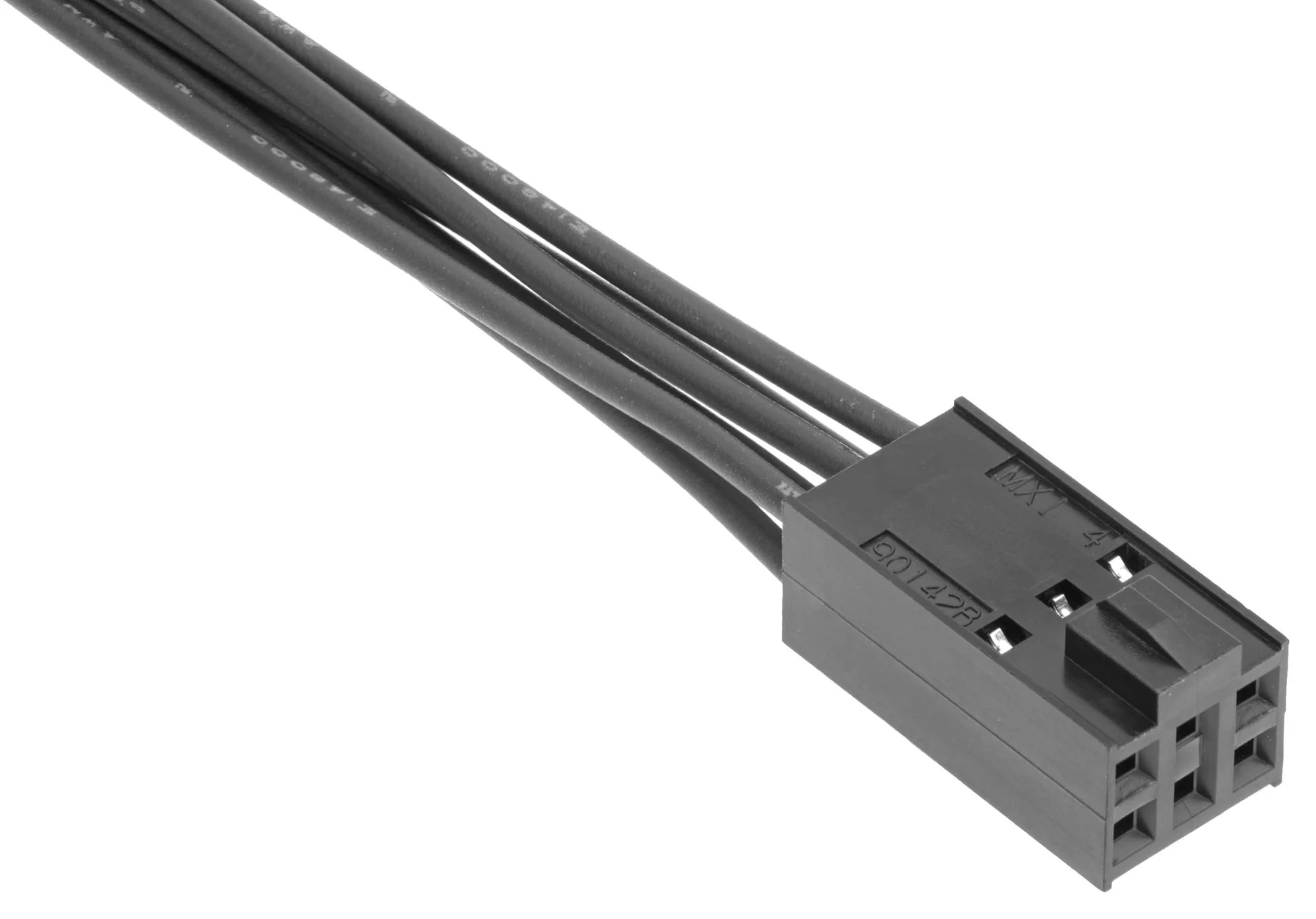 Molex 219659-1062 Cable Assembly C-Grid III Receptacle to Free End 6 Ways 2.54 mm 2 Row 150 5.9 " - Image 2