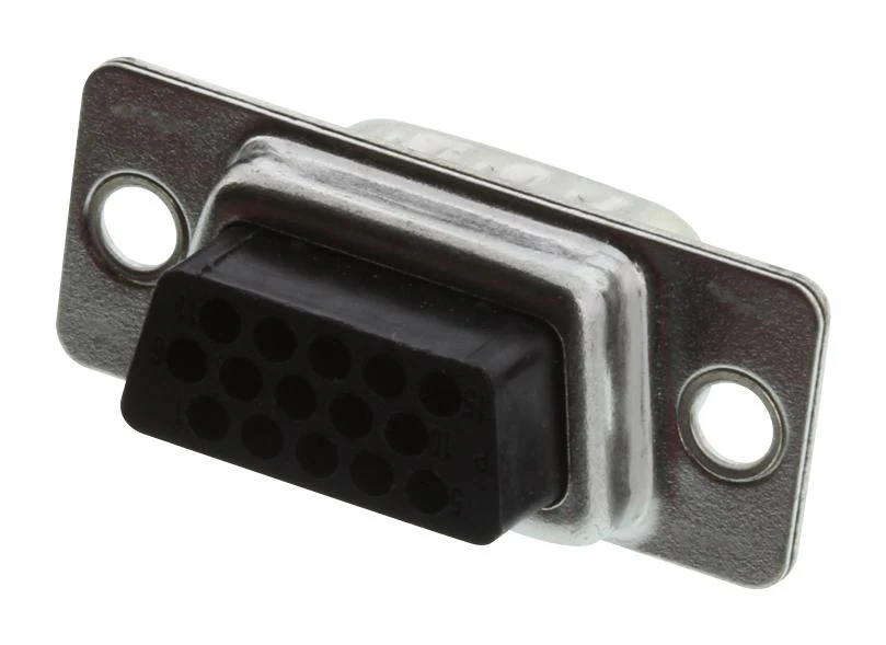Molex / FCT 173109-0035 D Sub Connector Housing 15 Ways High Density DE 173109 Series Plug Steel Body - Image 2