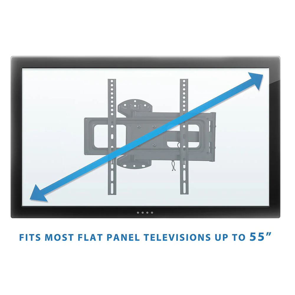 Mount-It! Full-Motion Wall Mount for 32 to 55" Displays - Image 4