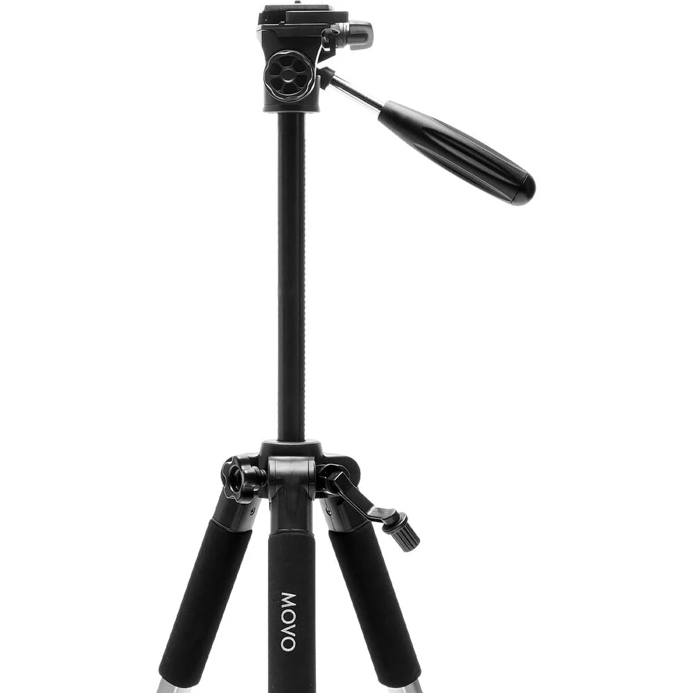 Movo Photo MV-T5 Full-Size Aluminum Tripod with Video Pan Head - Image 4