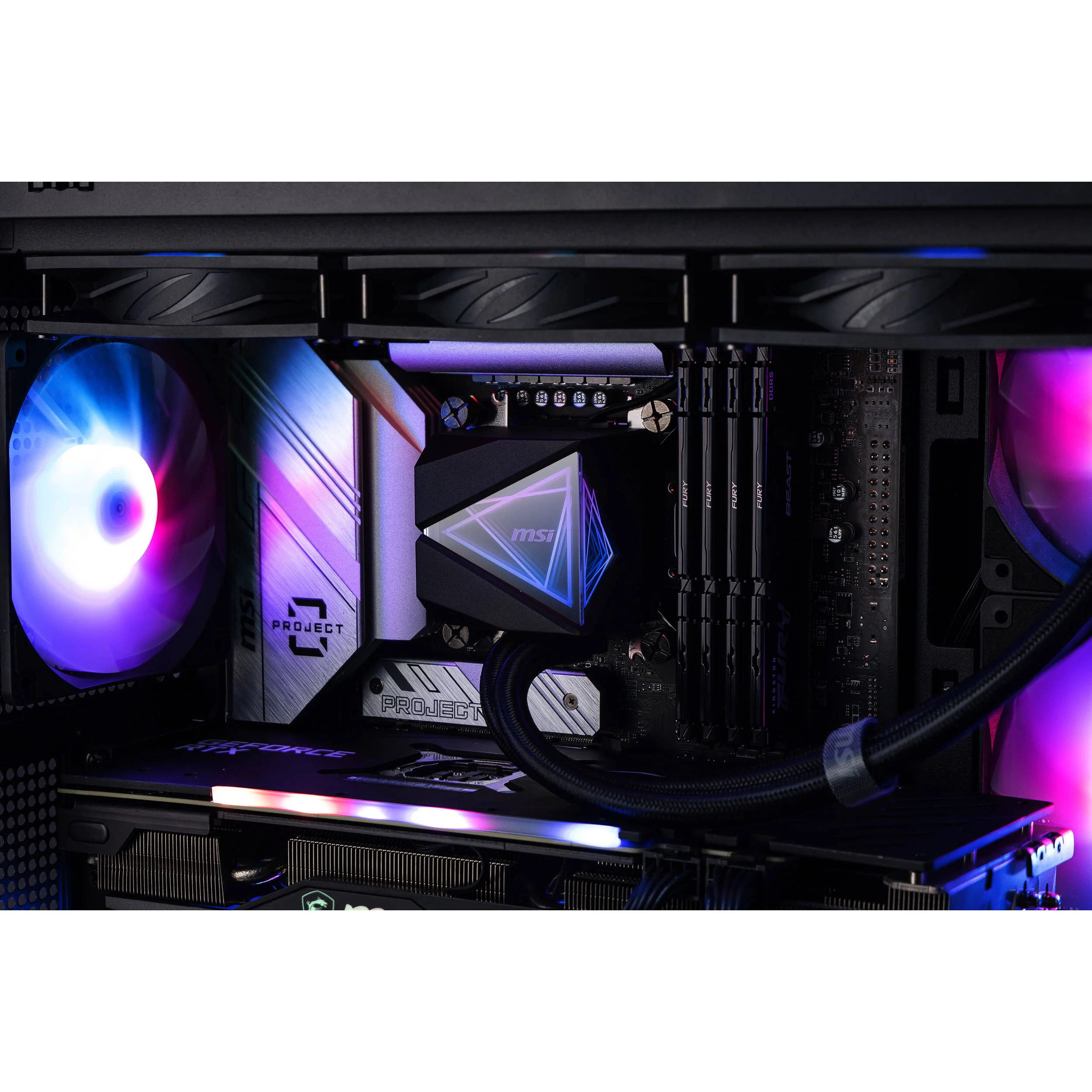 MSI MAG CORELIQUID I360 ARGB AIO Liquid CPU Cooler (Black) - Image 6