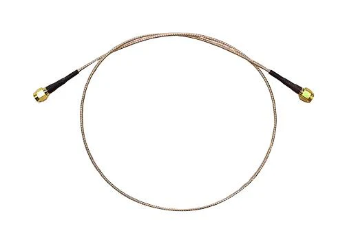 MUELLER ELECTRIC BU-4150029MM150 RF / Coaxial Cable Assembly, SMA Plug to SMA Plug, RG316, 50 ohm, 5.9 ", 150 mm