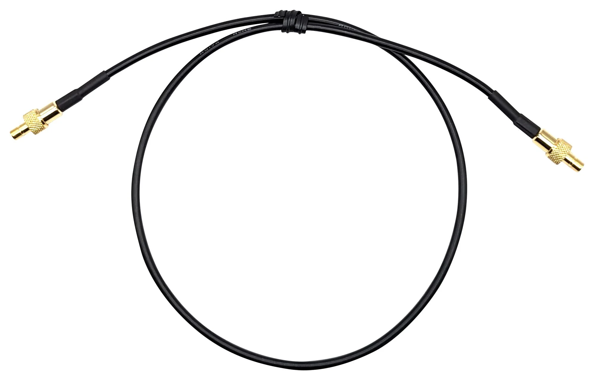 MUELLER ELECTRIC SMBM-SMBM17405 RF / Coaxial Cable Assembly, SMB Plug to SMB Plug, RG174, 50 ohm, 19.7 ", 500 mm