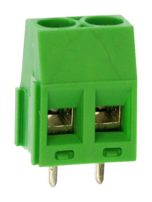 Multicomp EBV-02-D Wire-To-Board Terminal Block 5.08 mm 2 Ways 24 AWG 12 2.5 mm² Screw