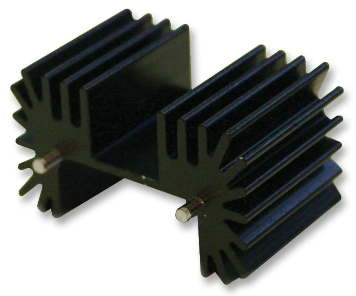 MULTICOMP MC33271 Heat Sink, Square, PCB, Extruded, TO-218, TO-220, TO-247, 2.7 °C/W, 63.5 mm, 42 mm, 25 mm