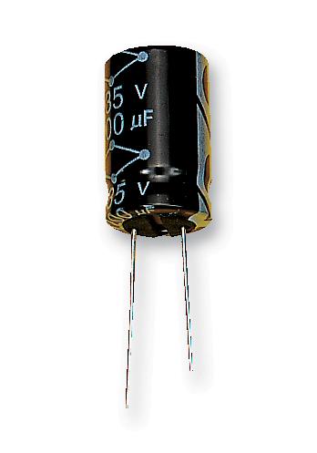 Multicomp PRO MCGLR50V226M5X11 MCGLR50V226M5X11 Electrolytic Capacitor 22 µF 50 V ± 20% Radial Leaded 2000 Hours @ 105°C Polar