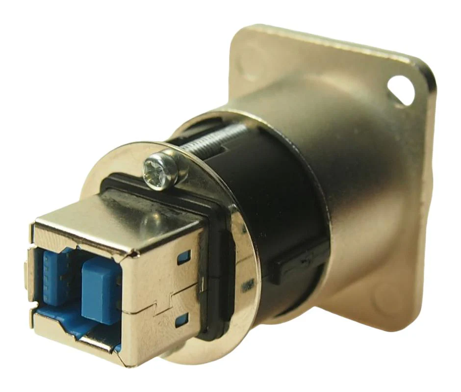 MULTICOMP PRO MP-CP30106 USB Adapter, USB Type A Receptacle, USB Type B Receptacle, USB 3.0, MP XLR FEED THROUGH USB - Image 2