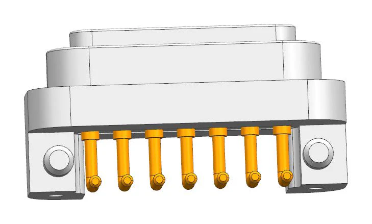 Multicomp PRO MP009326 Magnetic Connector 7 Contacts Receptacle Right Angle 1.6 mm 2 A White - Image 5