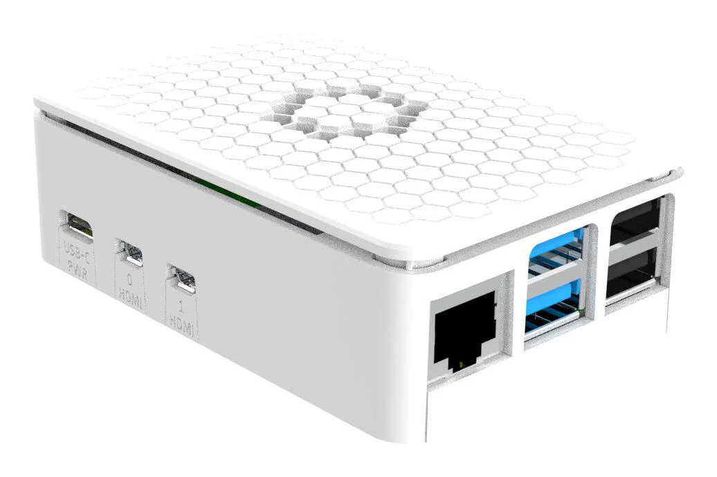 MULTICOMP PRO MP011905 Professional Enclosure, White, ABS, Raspberry Pi 5 Boards - Image 2