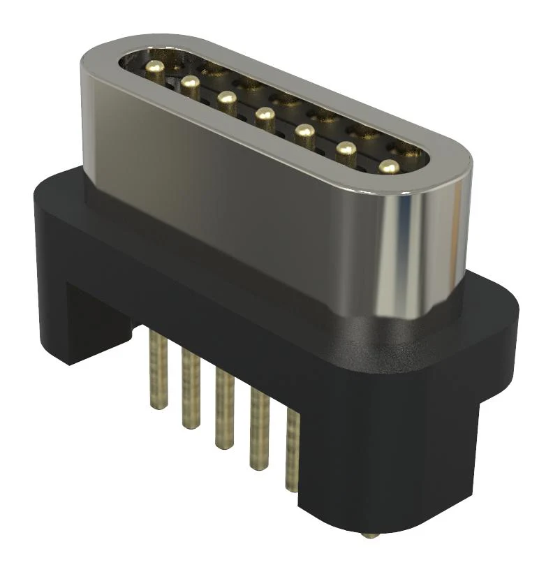 Multicomp PRO MP011977 MP011977 Magnetic Connector 7 Contacts Plug Straight 1.6 mm 1 A New - Image 2