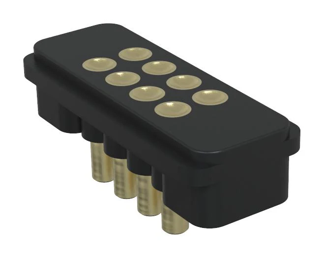 Multicomp PRO MP011983 MP011983 Magnetic Connector 8 Contacts Receptacle Straight 2 mm 1 A New