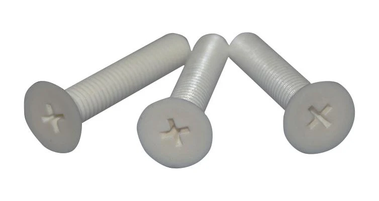MULTICOMP PRO MP013066 Screw, Flat / Countersunk Head Phillips, M4, PP (Polypropylene), 8 mm Length - Image 2