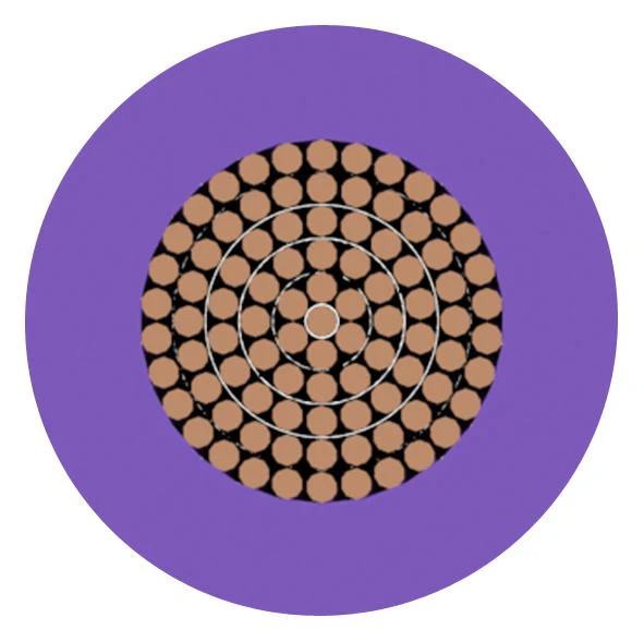 Multicomp PRO PP001284 Wire Tri Rated Per Metre PVC Violet 12 AWG 4 mm&Acirc;&sup2; - Image 2