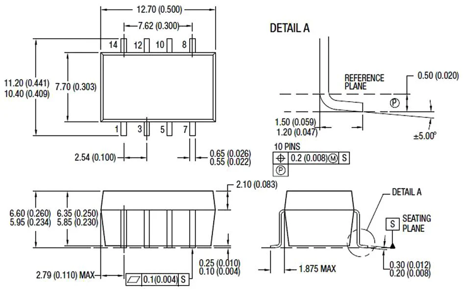 Murata Power Solutions NTE1205MC NTE1205MC Isolated Surface Mount DC/DC Converter Miniature ITE 1:1 1 W Output 5 V 200 mA - Image 2