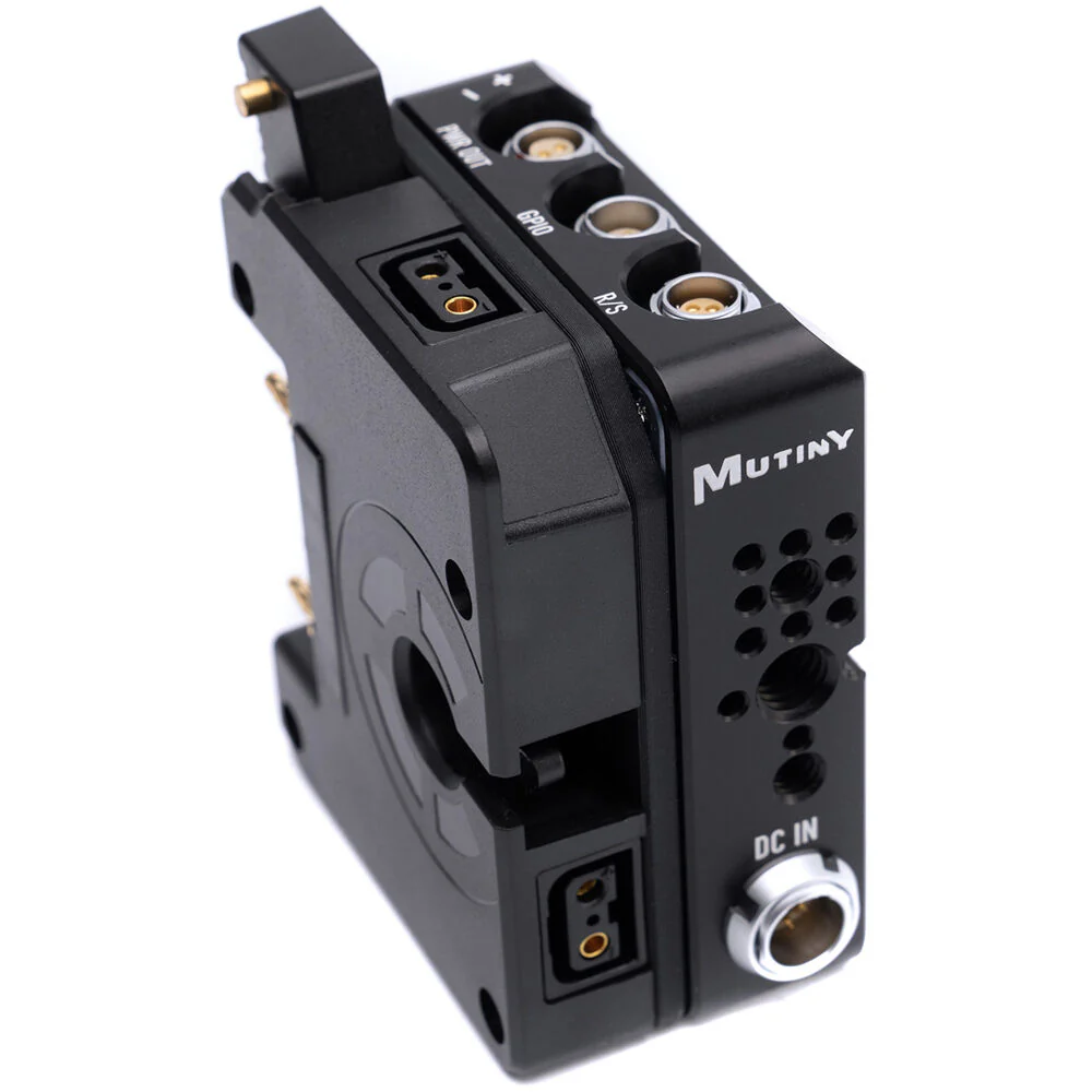 MUTINY Power + IO for FREEFLY Ember (Gold Mount, Black) - Image 2