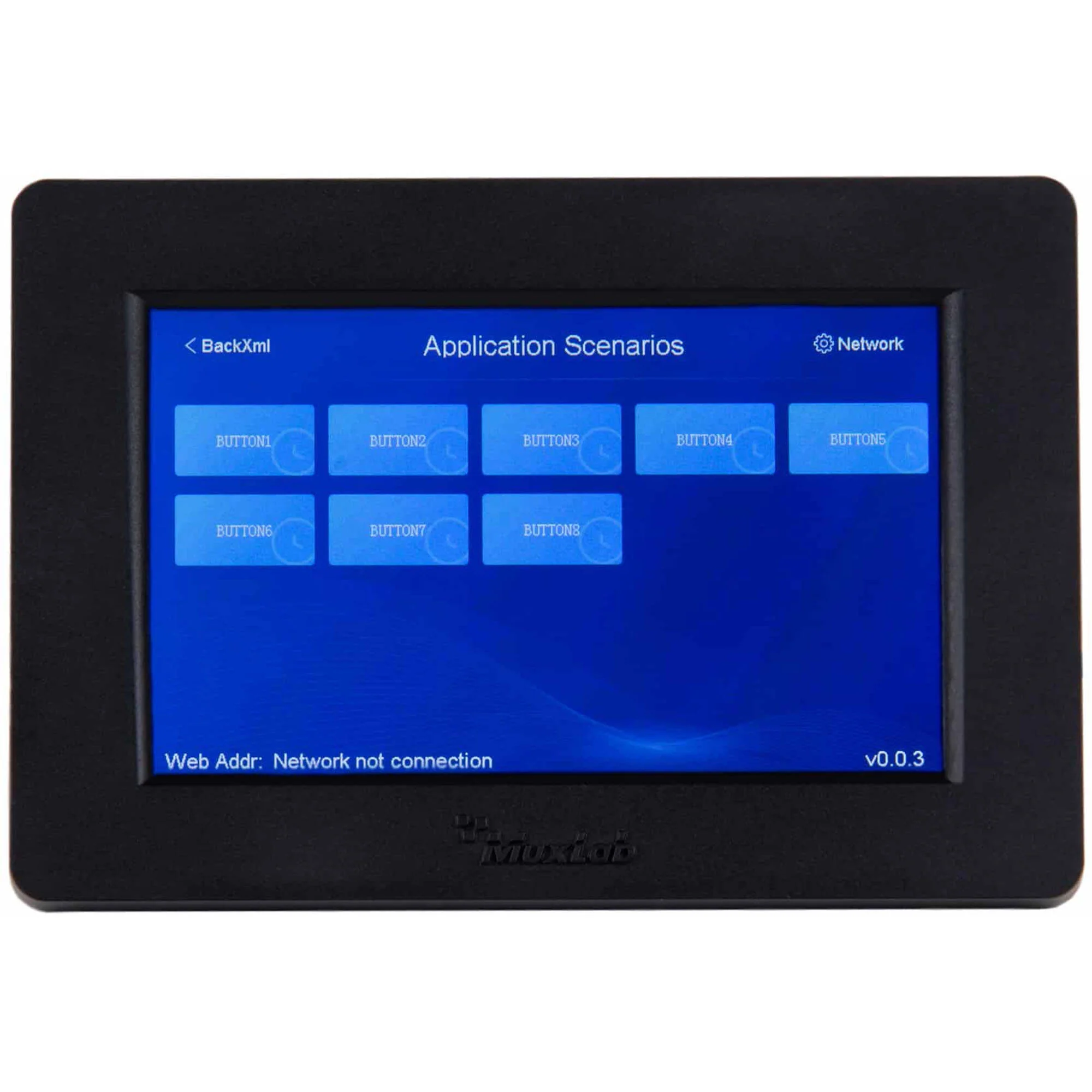MuxLab 5" Touch Control Panel with PoE - Image 2