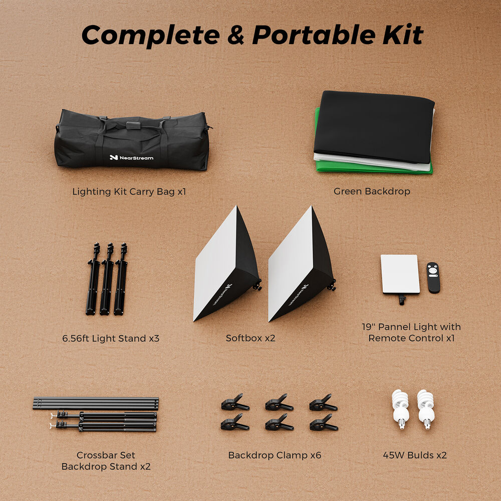 NearStream VK40 Photography LED Lighting Kit - Image 5