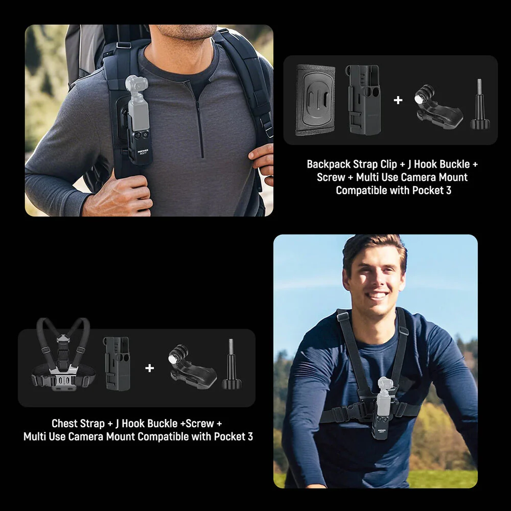 Neewer GP-52 Multifunctional Accessory Kit for DJI Osmo Pocket 3 - Image 5