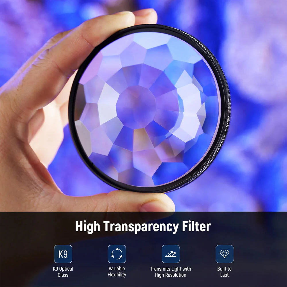 Neewer Kaleidoscope Prism Lens Filter (77mm) - Image 3