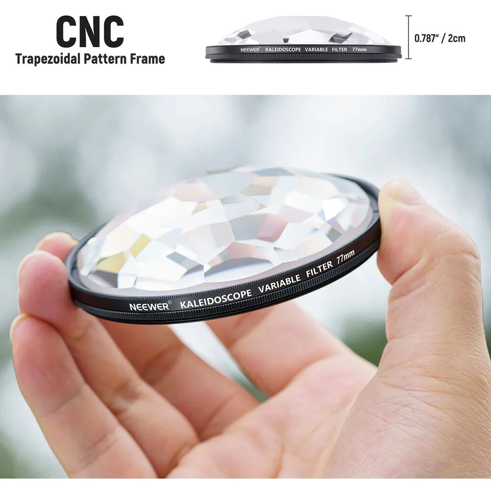 Neewer Kaleidoscope Prism Lens Filter (77mm) - Image 6