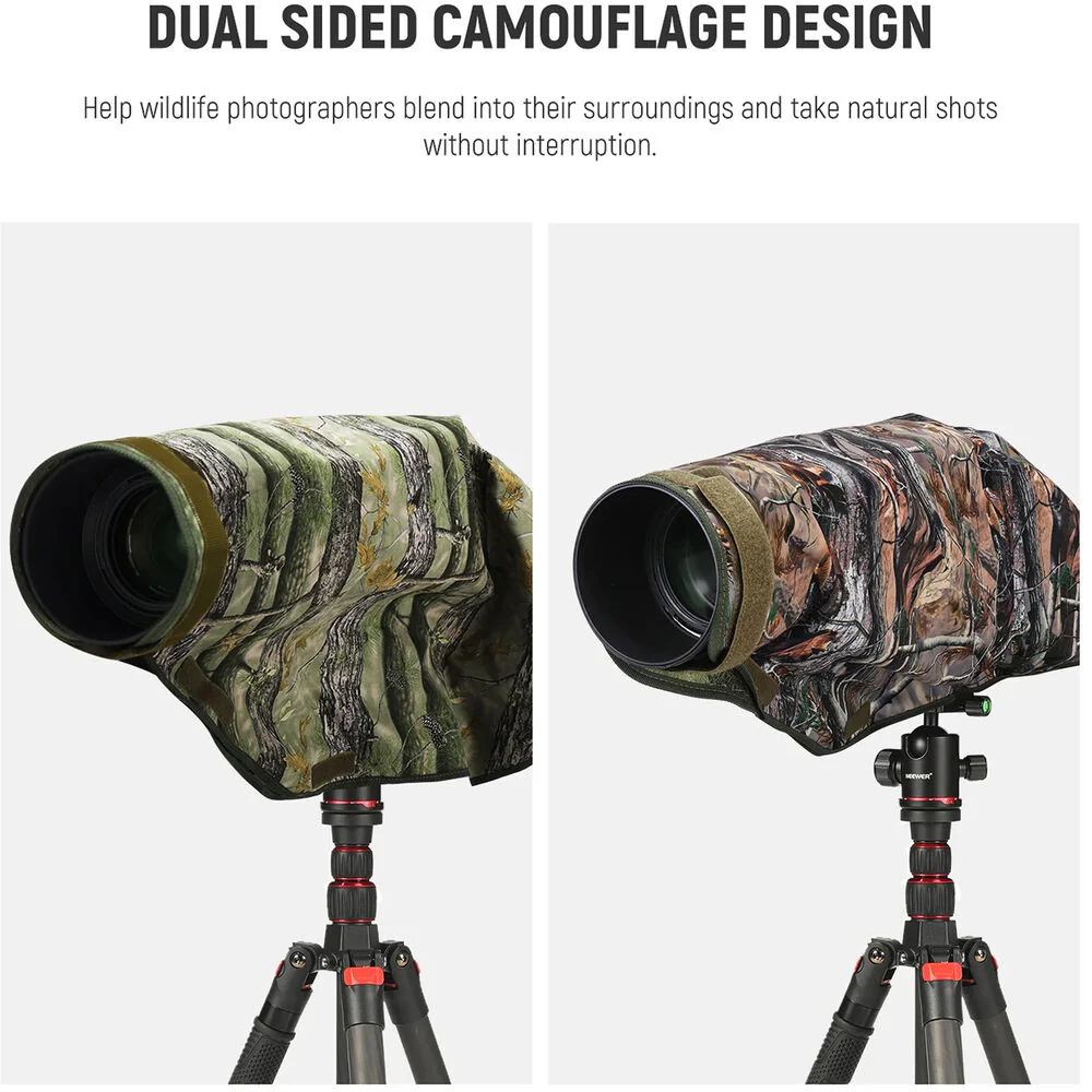 Neewer PB021 Dual-Sided Camouflage Rain Cover (Medium) - Image 4