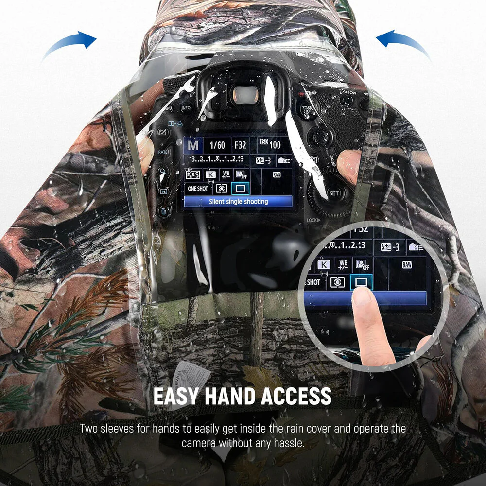 Neewer PB021 Dual-Sided Camouflage Rain Cover (Medium) - Image 5