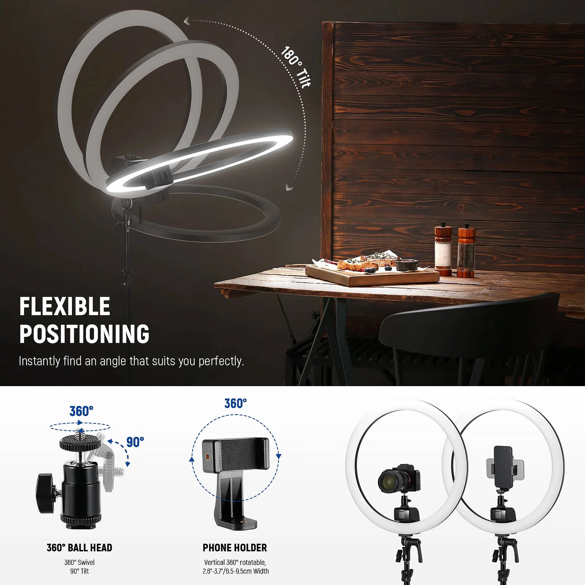 Neewer SRP18C RGB LED Ring Light Kit (18") - Image 7