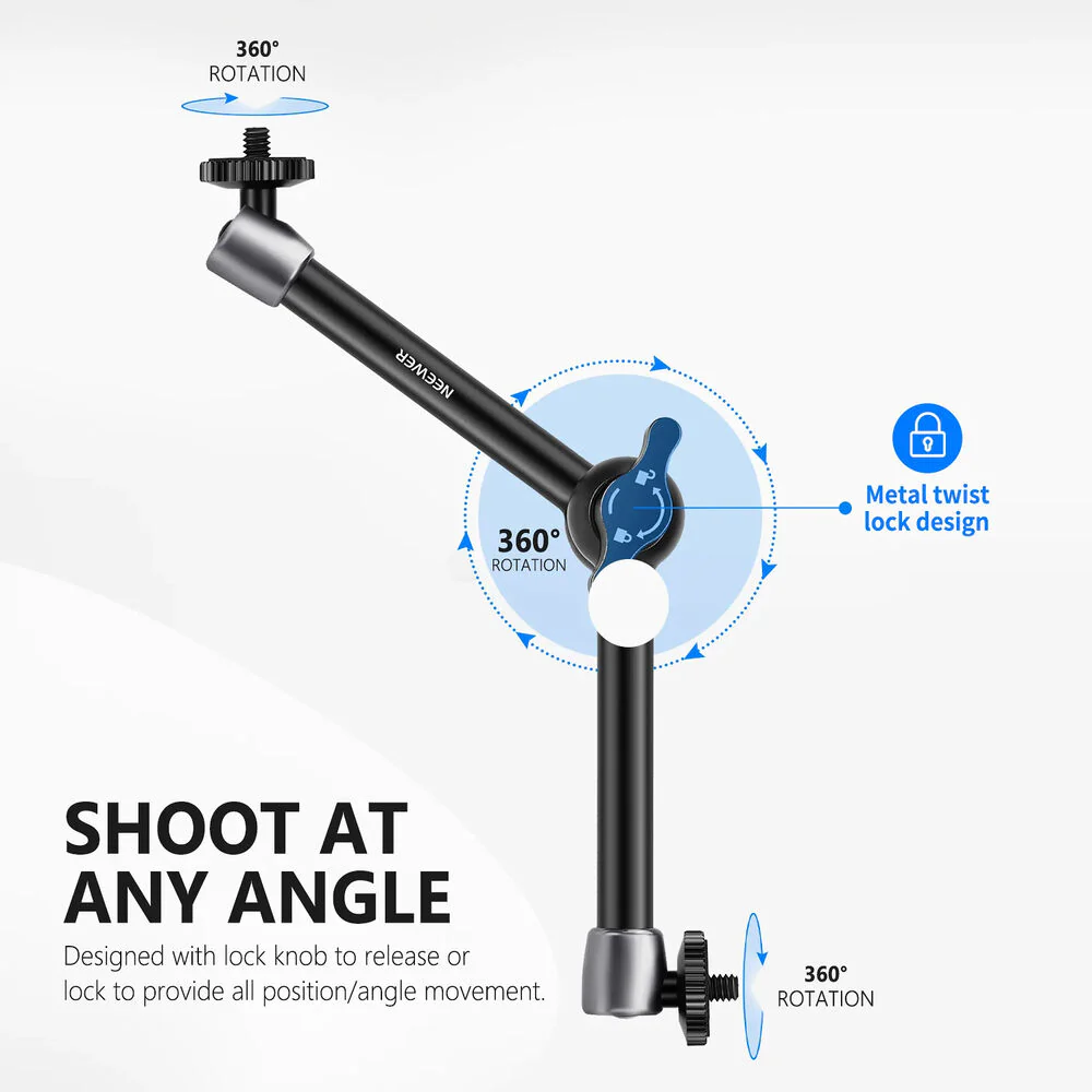 Neewer ST20 Magic Arm with Super Clamp (11") - Image 6