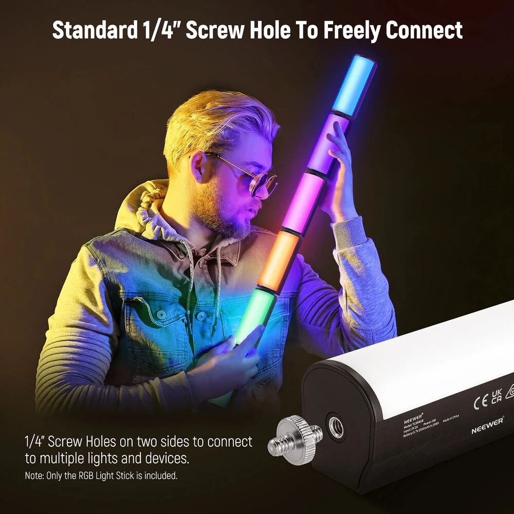 Neewer TL96 RGB Magnetic Handheld Light Stick - Image 6
