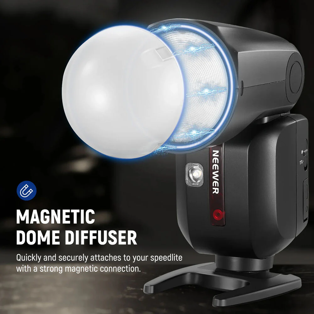 Neewer Z2-N TTL Round Head Flash Speedlite for Nikon (Diffuser Kit) - Image 3