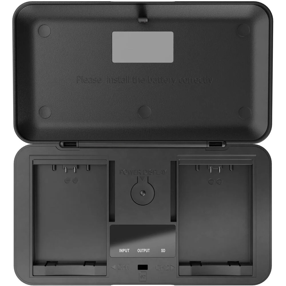 Newell LCD Dual-Channel Charger with SD Card Reader for FUJIFILM NP-W126 Battery - Image 2