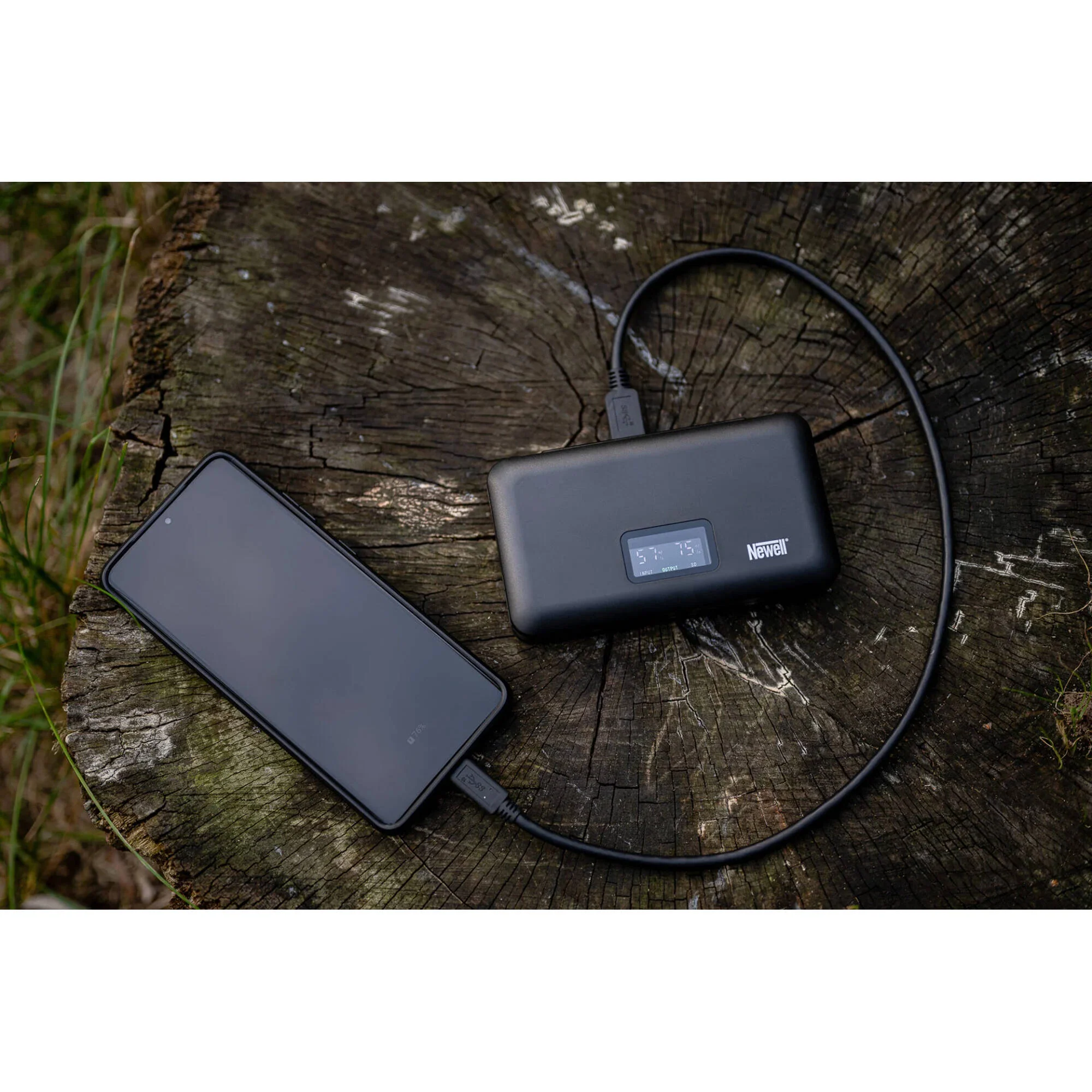 Newell LCD Dual-Channel Charger with SD Card Reader for Sony NP-FZ100 Battery - Image 7