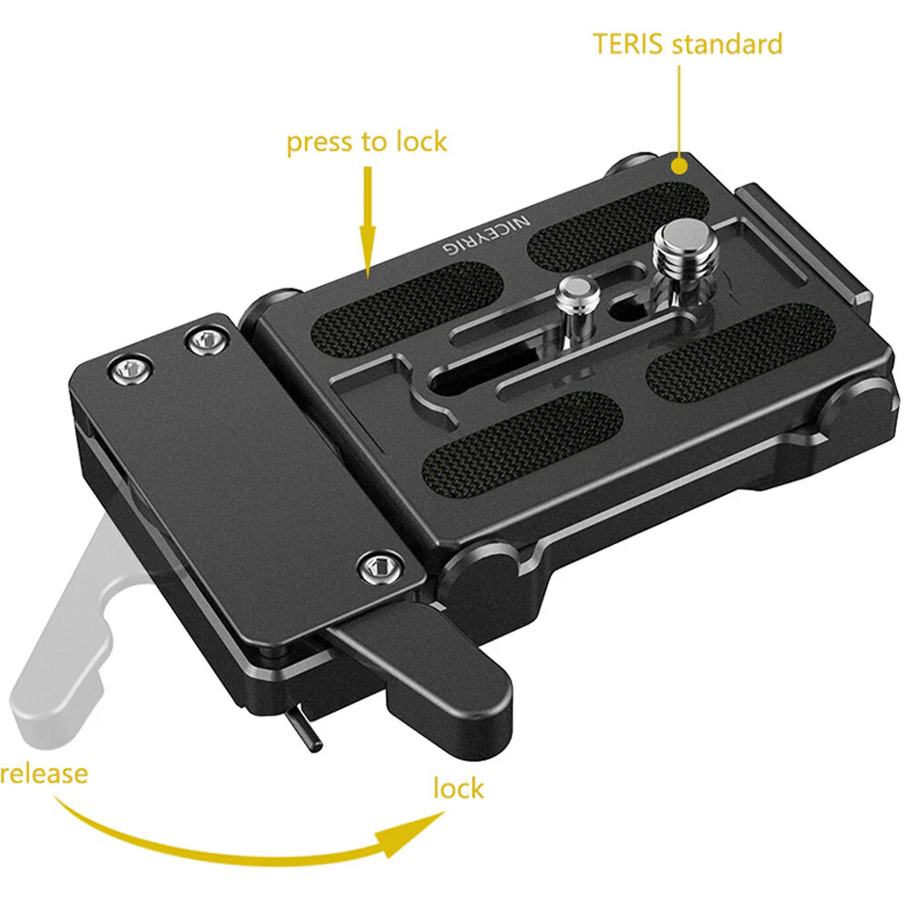 Niceyrig Quick Release Plate System for Teris Tripods - Image 3