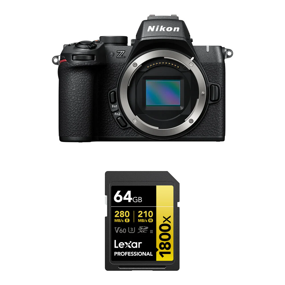 Nikon Z50 II Mirrorless Camera with Basic Bundle