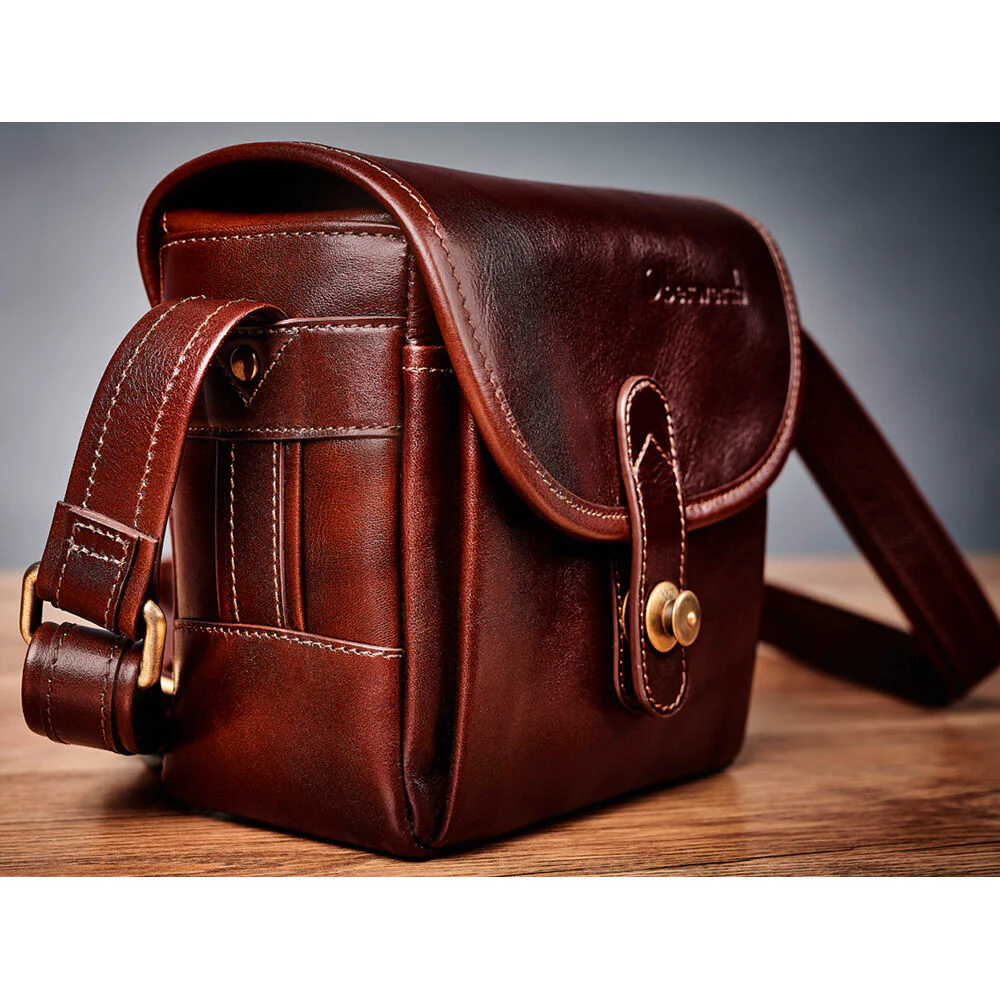 Oberwerth Bayreuth Vintage Camera Bag (Brown Leather) - Image 5