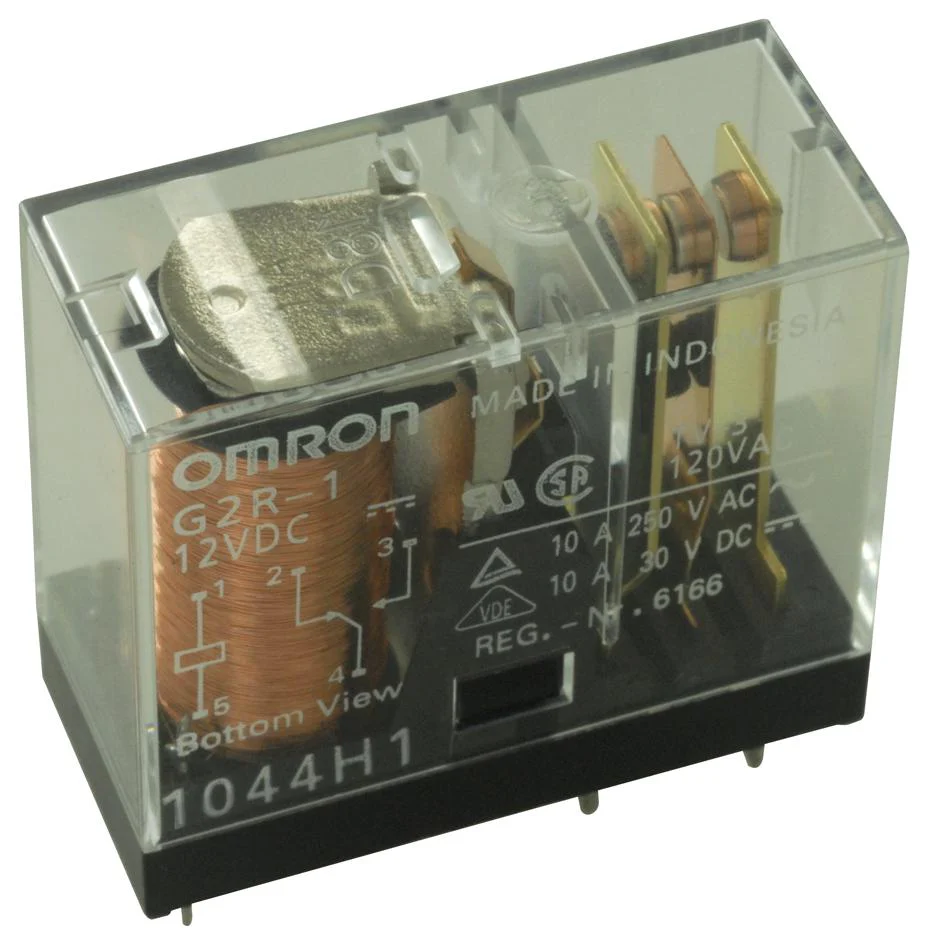 Omron G2R-2A DC24 G2R-2A DC24 Power Relay DPST-NO 24 VDC 5 A G2R Through Hole Non Latching