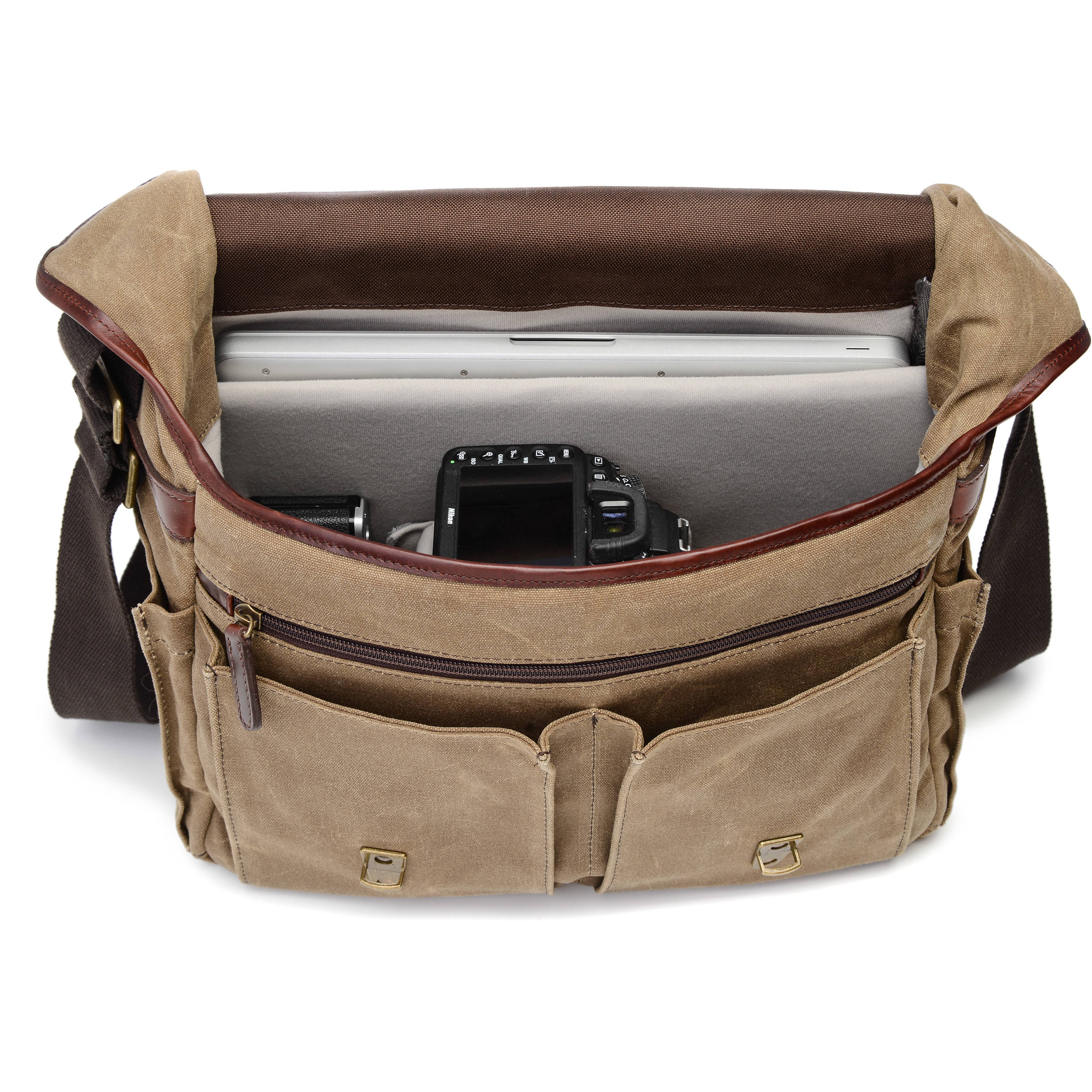 ONA Astoria Camera & Laptop Messenger Bag (FieldTan) - Image 5