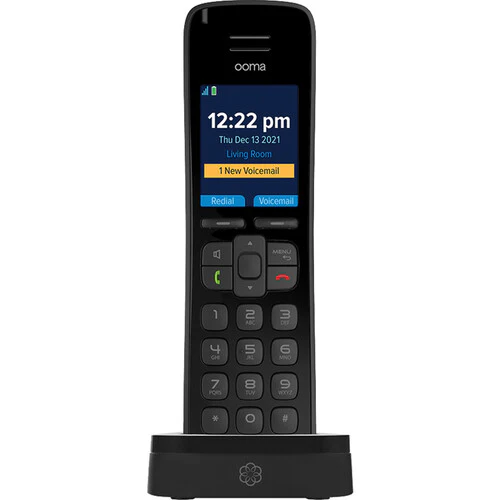 Ooma Telo 2 VoIP Phone System with HD3 Handset (Black) - Image 3