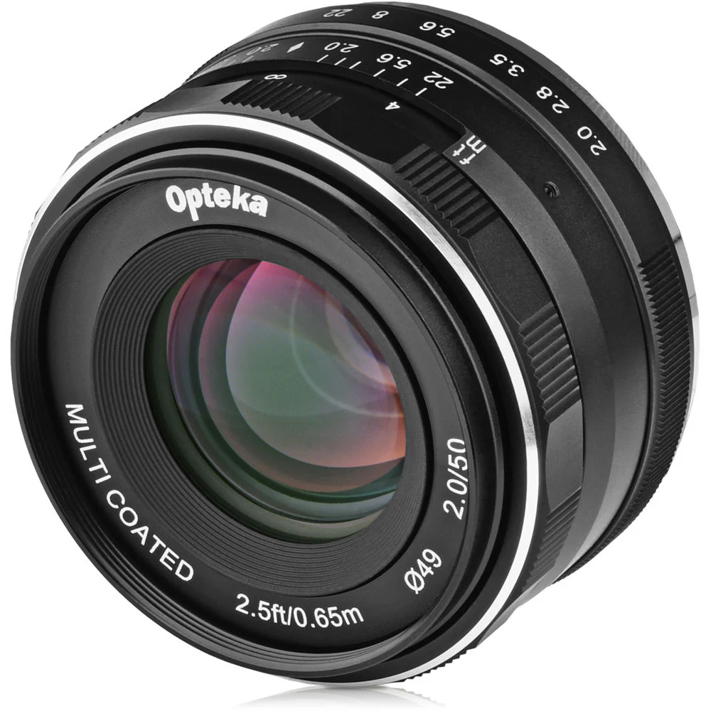 Opteka 50mm f/2 Lens for Fujifilm X - Image 2
