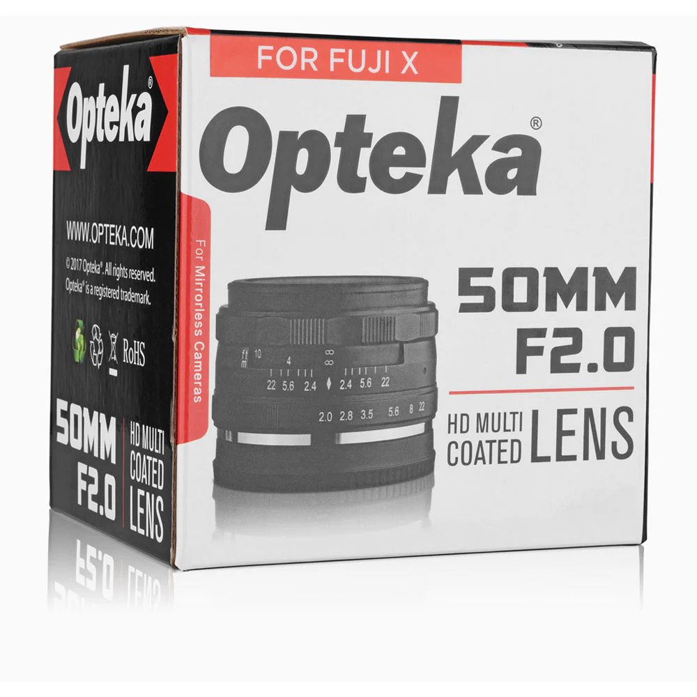 Opteka 50mm f/2 Lens for Fujifilm X - Image 8