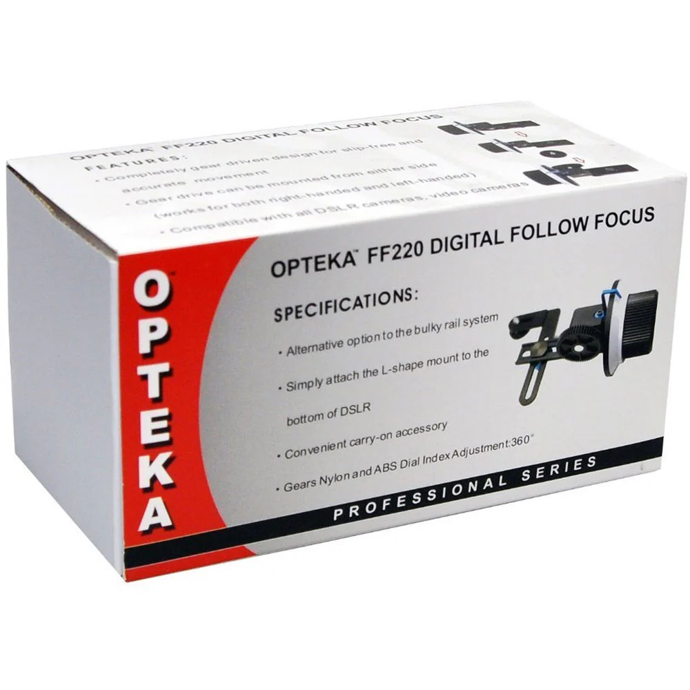 Opteka FF220 Rail-Free Reversible Follow Focus for DSLR & Video Cameras - Image 3