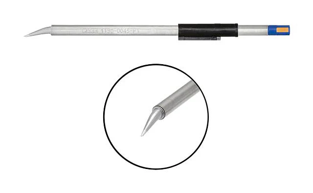 Pace 1130-0045-P1 Soldering Tip Micro Wave Angled 1.1 mm Width TD-200 Blue Series For Accudrive Unit - Image 2