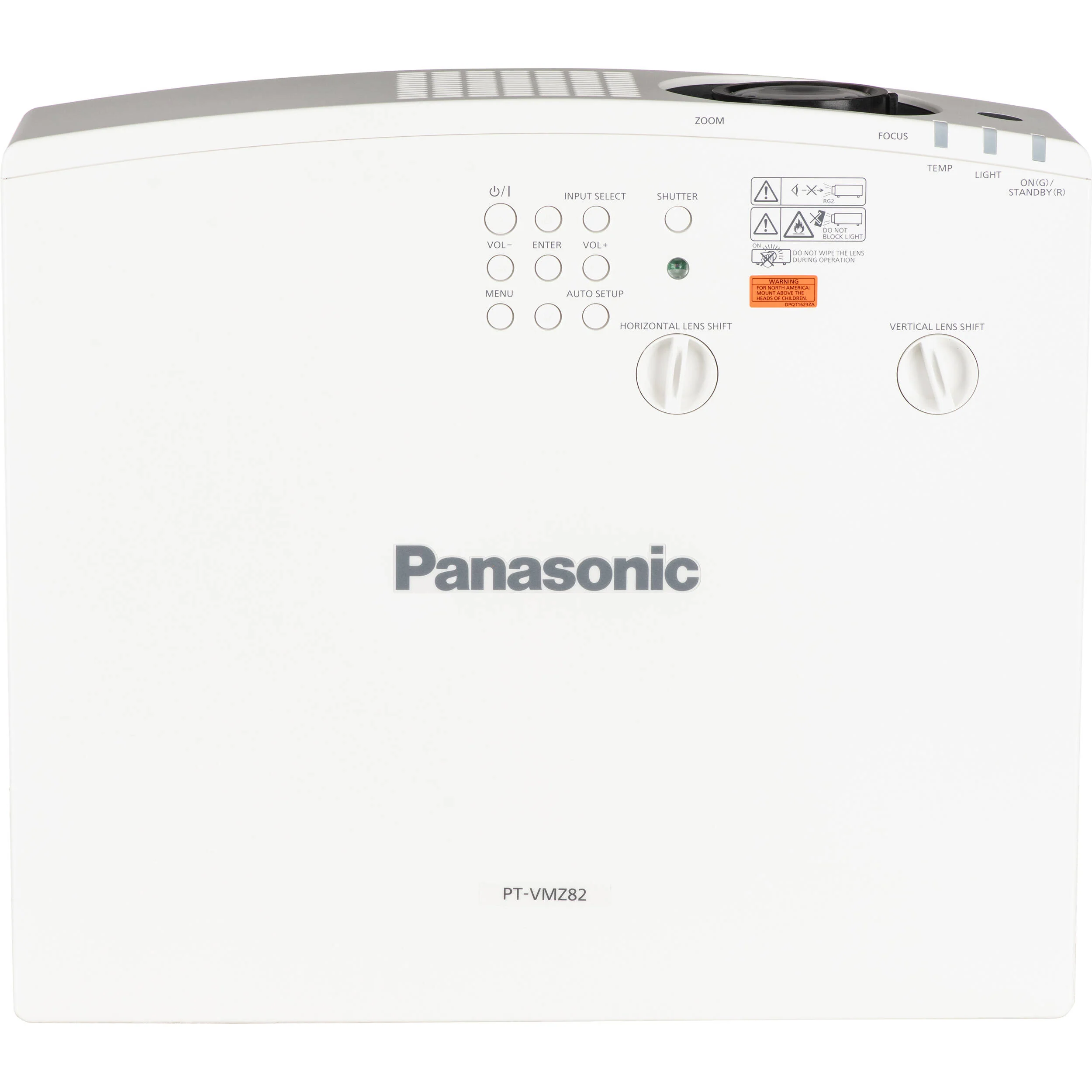 Panasonic PT-VMZ82 8000-Lumen WUXGA Laser 3LCD Projector (White) - Image 7
